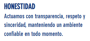 honestidad